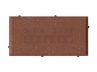 Тротуарная плитка «Кирпичик» красный 200x100x80